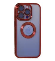 Durukar® iPhone 15 Pro Kılıf Slot Silikon - Kırmızı