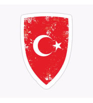 3 Türkiye Bayrak Sticker oto Etiket Araba Yapıştırma 15CM