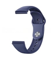 Huawei Watch GT 6/5 Pro 46mm Kordon Spor Silikon Band Delikli Style (Lacivert)