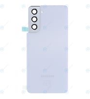 BYR Samsung Galaxy S21 Uyumlu Arka Pil Kapağı LENS HARİÇ SM-G991B (Beyaz)