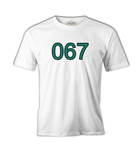 Squid Game - 067 Beyaz Erkek Tshirt