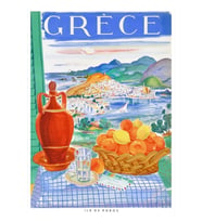 1948 Yunanistan Poros Adası Seyahat Poster Tablo Ahşap Poster Dekoratif