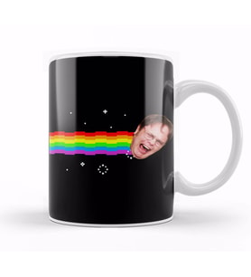 Dwight Schrute Nyan Cat Office US Kupa Bardak Porselen