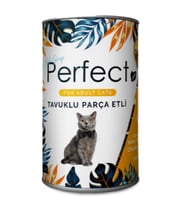 Perfect Chicken Tavuk Eti Parçacıklı Yetişkin Kedi Konservesi 400 Gr