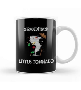 Cute Grandma s Little Tornado Kids Kupa Bardak Porselen