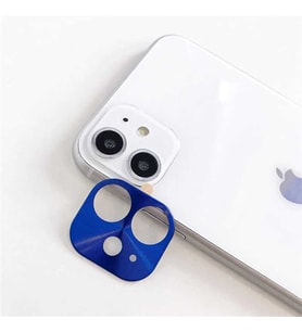 Apple iPhone 11 Uyumlu Zore Metal Kamera Koruyucu (Gri)