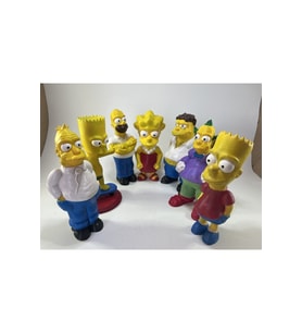 Simpsonlar ailesi 7 adet 13 cm