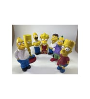 Simpsonlar ailesi 7 adet 13 cm