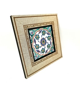 Osmanlı Çini Deseni (Mesih Mehmet Paşa Camii) Baskılı MDF Tablo