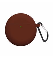 Microsonic Huawei FreeBuds 4 Mat Silikon Kılıf Kahverengi