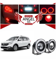 Dacia Lodgy Uyumlu, Universal Mercekli Led Angel Sis Farı, 76mm Kırmızı Renk