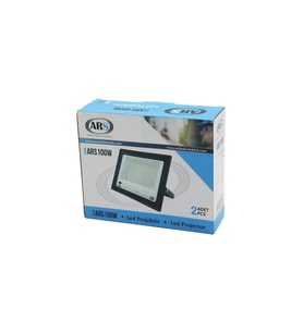 2PCS 100W LED PROJEKTÖR  19X15.5CM AYDINLATMA AÇISI: 120 DERECE 50.000 SAAT ÖMÜR MODEL-ARS100W (5343)