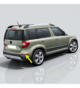 Skoda Yeti 2014-2018 Makyajlı Kasa Sağ Arka Reflektör 5L0945106A