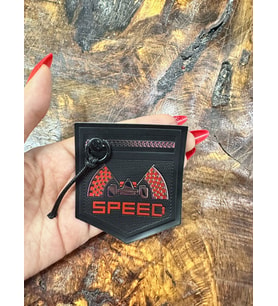 KABARTMA YAZILI ARMA DİKİŞ AKSESUARI 8X6 CM