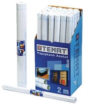 Yapışkanlı Asetat Şeffaf 45cmX10metre - 1 adet