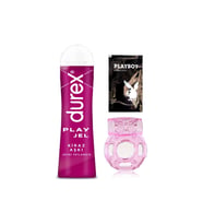 Durex Kirazlı 50 ml Jel + Penisinize Titreşimli Halka - Penisyüzüğü + Hediye