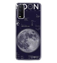 Vivo Y20 Kılıf Desenli Silikon Night Moon