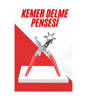 Mey İthalat® Kemer Delme Pensesi 6 Farklı Boyutta Kemer Delici Ev Deri Kemer