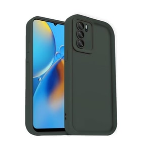 Coverzone Oppo A16 ile uyumlu K?l?f Parlak Tek Renkli Y�zey Dayan?kl? Malzeme & Tam Koruma Redolent K?l?f Ergonomik Kavrama Kolay Eri?im Kapak Koyu Ye?il