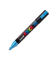 UNİ POSCA SU BAZLI POSTER MARKER 1.8-2.5 METALİK MAVİ PC-5M