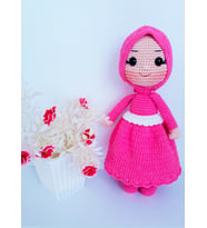 Tesettürlü Bebek Amigurumi Organik Oyuncak