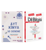 Çöz Kazan AYT Kimya Deneme ve AKM Dil Bilgisi Soru Bankası Seti 2 Kitap