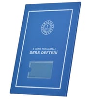Gülpaş 8 Ders Yoklamalı Ders Defteri Mavi Plastik Kapak 388