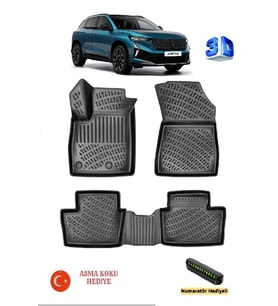Renault Austral (Mild Hybrit) 2023 Sonrası Uyumlu 3D Havuzlu Paspas ASMA KOKU VE NUMARATÖR HEDİYELİ
