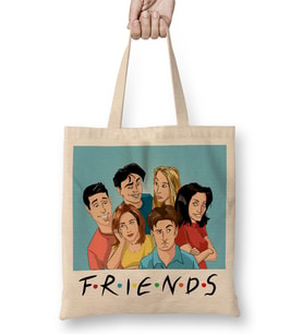 Chandler Bing Friends All Star 03 Bez Çanta Uzun Saplı