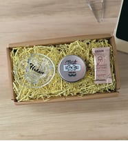 BK Gift Kişiye Özel İsimli DTF Baba Temalı Cam Kahve Fincanı & Türk Kahvesi & Gümüş Metal Kutuda Mum Hediye Seti-9, Babaya Hediye, Babalar Günü Hediyeleri