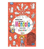 Çocuklar İçin Mandala - Kırmızı