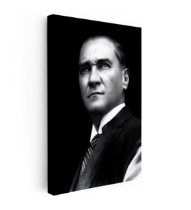 Kanvas Tablo Atatürk Keskin Bakışlar Atatürk Tablosu Ev Ofis Duvar Dekoru