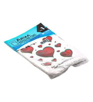 Arma Baskılı Mini Blok Poşet Torba - No : 1 - 22x35 Cm. - Beyaz - 100 Adetlik 1 Paket