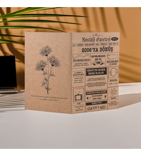 2006 Kraft Kutlama Kartı - Doğum Günü Kartı - Yıl Dönümü Kartı - Nostalji Gazetesi