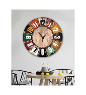 bilge Tasarım Retro Duvar Saati 40 x 40 CM (Karışık)