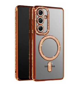 Samsung Galaxy S26 Joke Simli Magneticsafe Kılıf - Turuncu