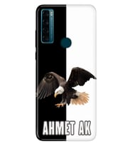 TCL 10L 10 L7 303 20E 20 30 SE Plus Kılıf İsim Yazılı Kişiye Özel Model-22 (Çok Renkli)