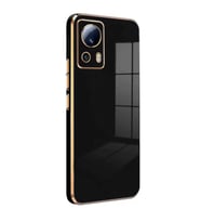 Microsonic Xiaomi Mi 13 Lite Kılıf Olive Plated Siyah (Siyah)