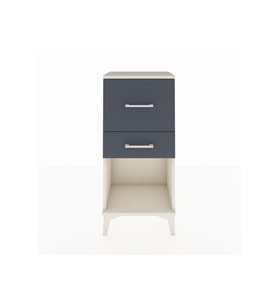 Arges Komodin 2 Çekmeceli 44x30x96 Aytaşı-Antrasit