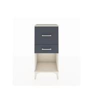 Arges Komodin 2 Çekmeceli 44x30x96 Aytaşı-Antrasit