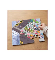 Şehir Manzarası Tasarımlı 24 Parça Ahşap Çocuk Puzzle MPK0786