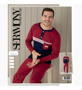 Polkan Seramony 32055 Uzun Kol Erkek Pijama Takımı