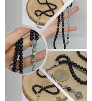 Shungite (Şungit) Taşı 99luk Tesbih 6mm (23175)