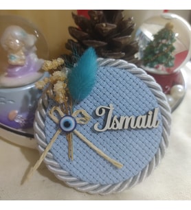 Söz-Nişan-Nikah-Kına-Bebek Hediyelik Beyaz Ahşap Magnet