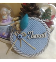 Söz-Nişan-Nikah-Kına-Bebek Hediyelik Beyaz Ahşap Magnet