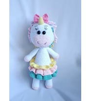 Unicorn Amigurumi Organik Oyuncak