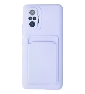 Mey İthalat® Redmi Note 10 Pro Kılıf Kelvin Kartvizitli Silikon - Lila