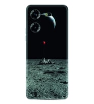 Tecno Pova 5 Kılıf Silikon Desen Özel Seri Astronoot Red Baloon 1608