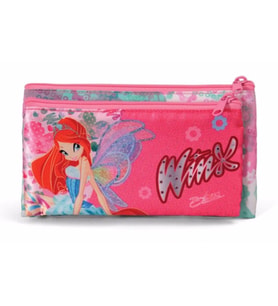 İki Bölmeli Winx Club Kalem Çantası