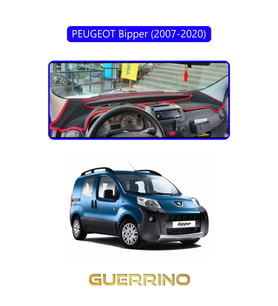 PEUGEOT Bipper (2007-2020)TORPİDO KORUMA HALISI MAVİ KENAR